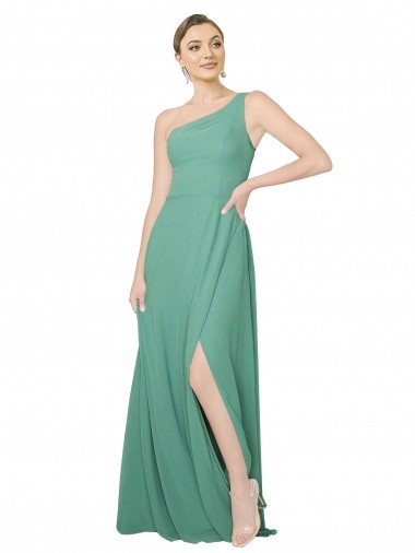 Achetez Argent islandais Trapèze Sans bretelle Mousseline Longue Robes demoiselle d'honneur