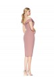 Achetez Rose poussiéreux Sirène Épaule Dénudée Crêpe Stretch Courte Robes demoiselle d'honneur / Robes de soirée / Robes de cocktail