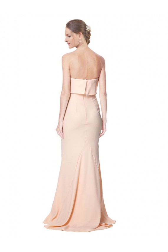 Achetez Sirène Sans bretelle Col Haut Crêpe Stretch Longue Formelles Robes demoiselle d'honneur / Robes de soirée / Robes de bal